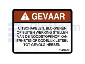 Decal danger