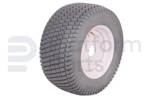 Non-marking tire + rim, foamed