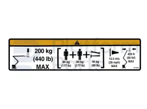 Decal warning