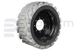 Non-marking tire + rim, foamed, RH