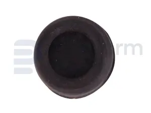 Switch, push button, black (with cover)