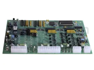 Electronic card, control box