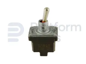 Toggle switch, ON-ON-(ON), DPDT