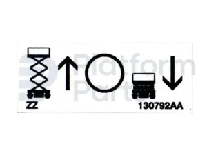 Decal, control box