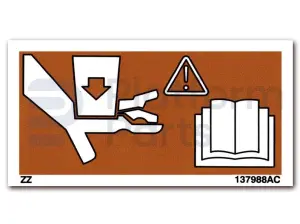 Decal, hand crushing