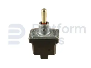 Toggle switch, (ON)-OFF-(ON), DPDT