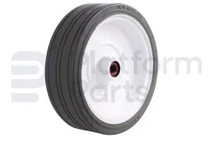 Non-marking wheel ('front'