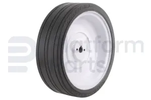 Non-marking wheel ('rear'