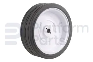 Non-marking wheel (integrated hub)