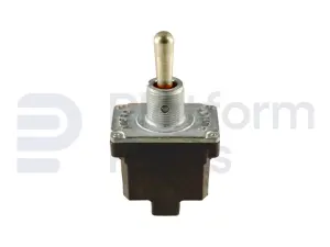Toggle switch, ON-OFF-ON, DPDT
