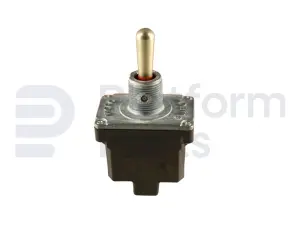 Toggle switch, (ON)-OFF-(ON), DPDT