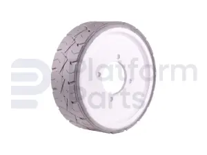 Non-marking wheel, Upright eq. 502170-000
