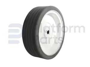 Non-marking wheel ('rear'