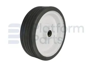 Non-marking wheel ('front'