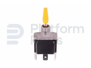 Toggle switch, ON-OFF-ON, DPDT