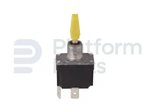 Toggle switch, NONE-OFF-ON, SPST
