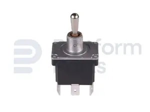 Toggle switch, ON-ON-ON, DPDT