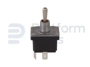 Toggle switch, NONE-OFF-ON, DPST