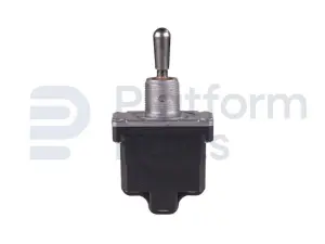 Toggle switch, ON-OFF-ON, DPDT