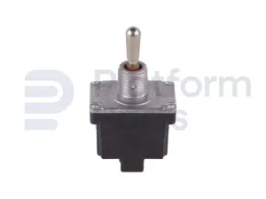 Toggle switch, (ON)-OFF-(ON), DPDT