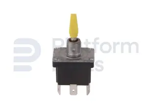 Toggle switch, (ON)-ON-(ON)