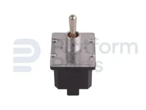 Toggle switch, ON-OFF-ON, 4PDT