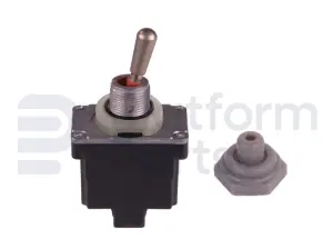 Toggle switch, (ON)-ON, DPDT