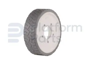 Non-marking wheel 'front'