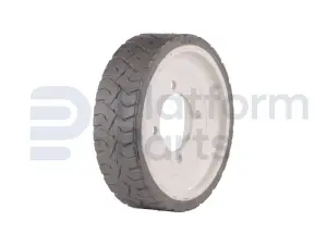 Non-marking wheel 'rear'