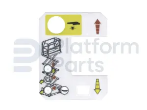 Decal, control, control box