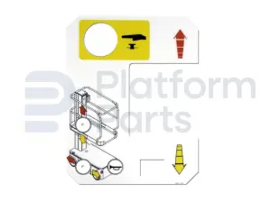 Decal, control, control box