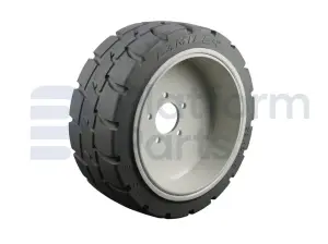 Non-marking wheel 'front'