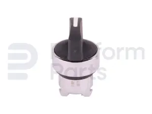 Switch, rotary knob, 3P, 2P maintained+1P spring return left