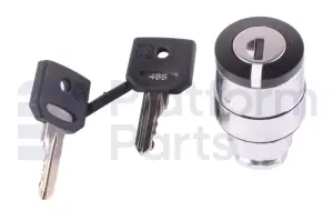 Switch, key, 3P maintained, key removal from 3 positions