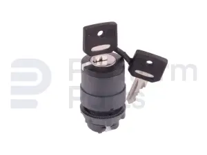 Switch, key, 3P maintained, key removal from 3 positions
