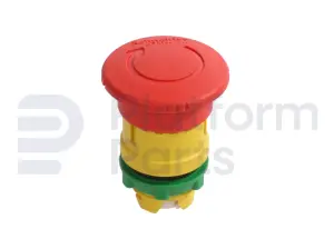 Emergency stop plastic with turn