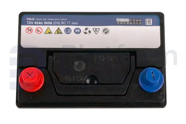 Starter battery, 12V, 45AH@20HR, 360A