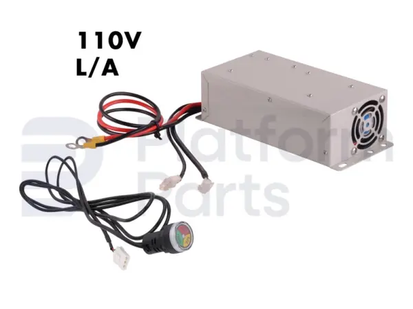 Battery charger, lead-acid, 24V, 35A, 110V (AC power cord, not included)