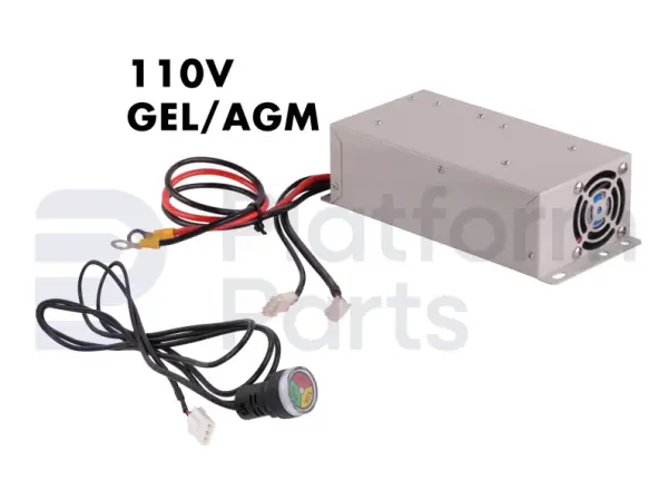 Battery charger, AGM-GEL, 24V, 35A, 110V (AC power cord, not included)