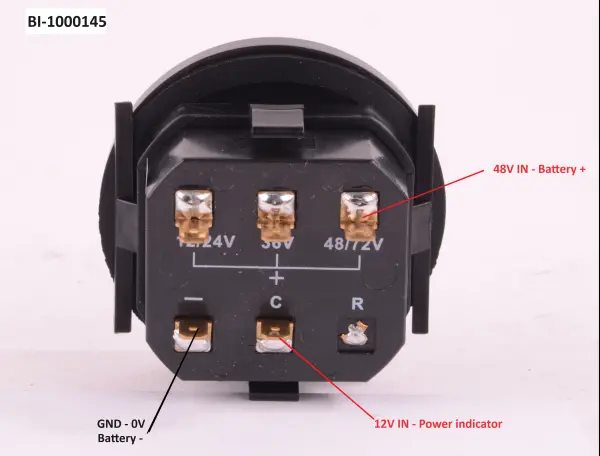 Battery-indicator 12-72V