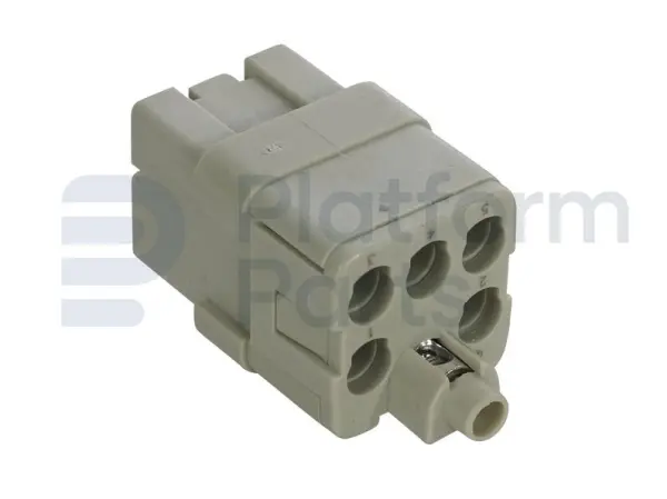 Connector plug, 5 pin, female
