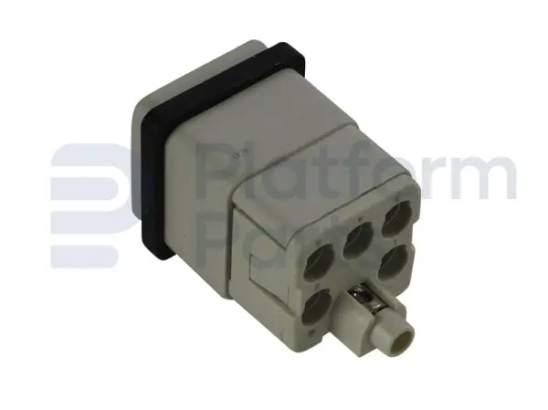 Connector plug, 5 pin, male