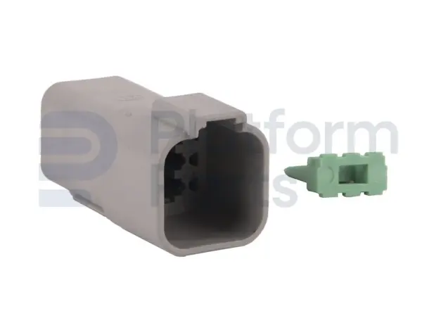 Connector plug, DT-series, 6 pin, female