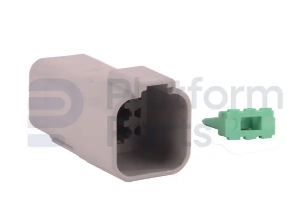 Connector plug, DT-series, 6 pin, female