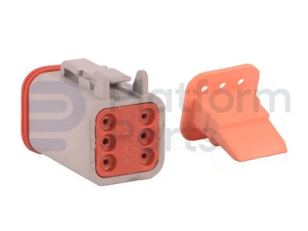 Connector plug, DT-series, 6 pin, male