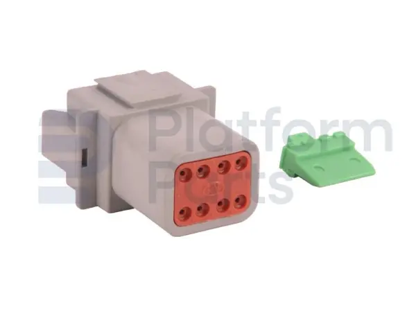 Connector plug, DT-serie, 8 pin, female