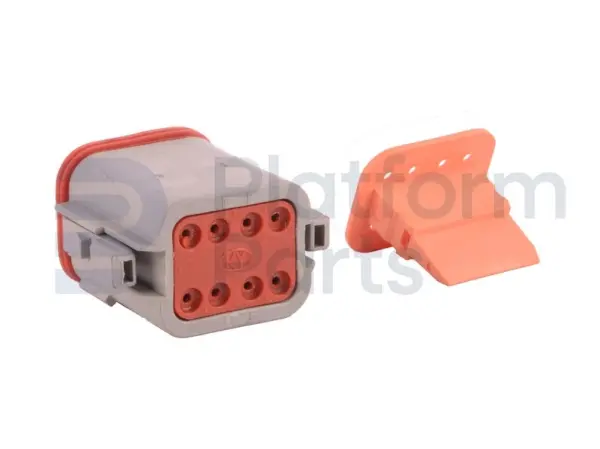 Connector plug, DT-series, 8 pin, male