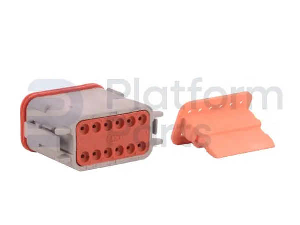 Connector plug, DT-series, 12 pin, male
