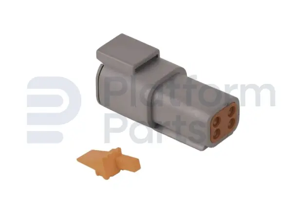 Steckverbinder, DTM-series, 4 pin, weiblich