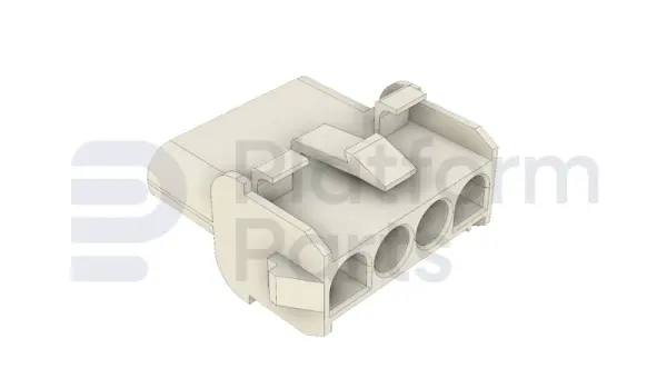 Connector plug, MR-serie, 4 pin, female
